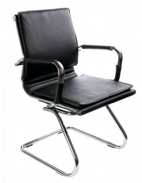 Кресло для посетителя Бюрократ CH-993-Low-V/Black на черный в Югорске - yugorsk.germes-mebel.ru | фото