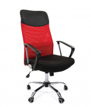 Кресло для руководителя CHAIRMAN 610 N (15-21 черный/сетка красный) в Югорске - yugorsk.germes-mebel.ru | фото