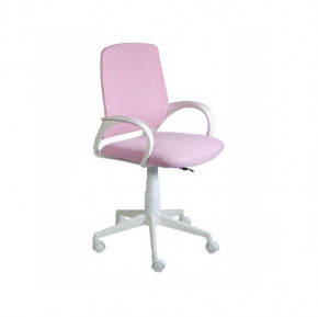 Кресло Ирис White сетка/ткань розовая в Югорске - yugorsk.germes-mebel.ru | фото