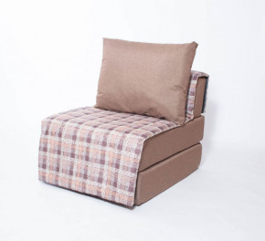 Кресло-кровать бескаркасное Харви (коричневый-квадро беж) в Югорске - yugorsk.germes-mebel.ru | фото