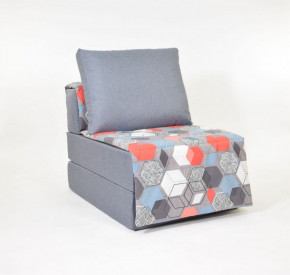Кресло-кровать бескаркасное Харви (серый-геометрия слейт) в Югорске - yugorsk.germes-mebel.ru | фото