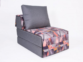 Кресло-кровать бескаркасное Харви (серый-сноу манго) в Югорске - yugorsk.germes-mebel.ru | фото