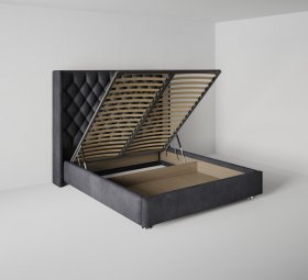 Кровать Версаль люкс 2.0 м с подъемным механизмом в Югорске - yugorsk.germes-mebel.ru | фото