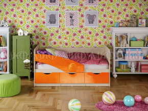 Кровать Бабочки (Оранжевый металлик) 1800 в Югорске - yugorsk.germes-mebel.ru | фото