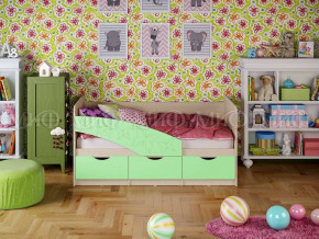 Кровать Бабочки (Салатовый матовый) 1600 в Югорске - yugorsk.germes-mebel.ru | фото