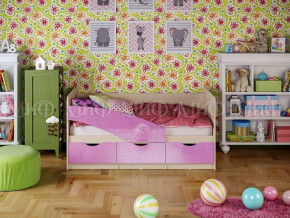 Кровать Бабочки (Сиреневый металлик) 1600 в Югорске - yugorsk.germes-mebel.ru | фото