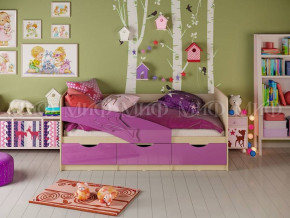 Кровать Дельфин (Фиолетовый металлик) 1600 в Югорске - yugorsk.germes-mebel.ru | фото