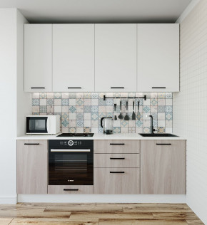 Кухонный гарнитур Демо 2200 (Стол. 26мм) в Югорске - yugorsk.germes-mebel.ru | фото