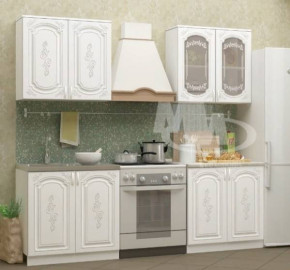 ЛИЗА-2 Кухонный гарнитур 1,6 Белый глянец холодный в Югорске - yugorsk.germes-mebel.ru | фото