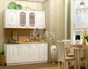 ЛИЗА-2 Кухонный гарнитур 1,7 Белый глянец холодный в Югорске - yugorsk.germes-mebel.ru | фото