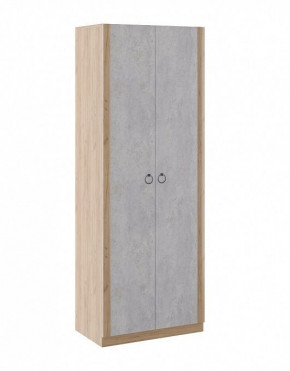Шкаф 2 двери Глэдис М22 (Дуб Золотой/Цемент светлый) в Югорске - yugorsk.germes-mebel.ru | фото