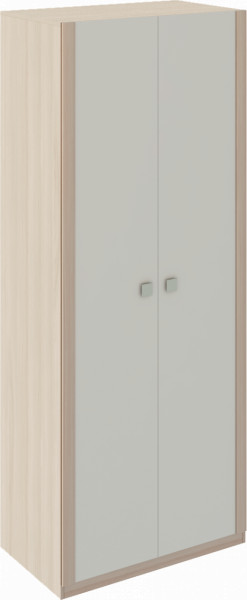 Шкаф 2 двери Глэдис М22 (ЯШС/Белый) в Югорске - yugorsk.germes-mebel.ru | фото