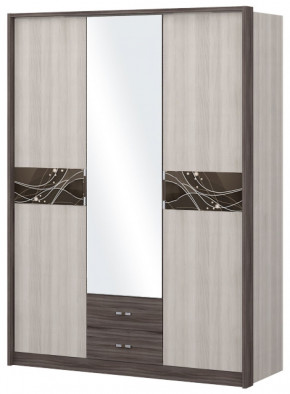 Шкаф 3-х дверный с зеркалом Шк68.2 МС Николь в Югорске - yugorsk.germes-mebel.ru | фото