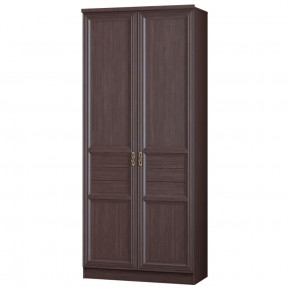 Шкаф для одежды 2-дверный Лира №56 Дуб нортон темный в Югорске - yugorsk.germes-mebel.ru | фото