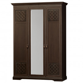 Шкаф для одежды 3-дверный №800 Парма Дуб нортон темный в Югорске - yugorsk.germes-mebel.ru | фото
