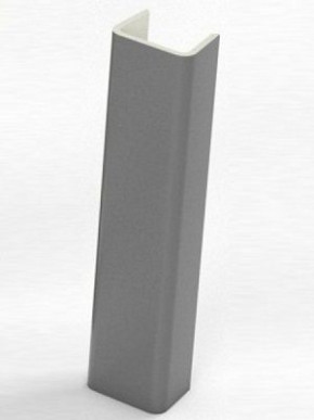 Торцевая заглушка  для цоколя h100 мм Цвет Алюминий (SV-Мебель) в Югорске - yugorsk.germes-mebel.ru | фото