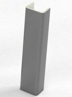 Торцевая заглушка для цоколя h150 мм Цвет Алюминий (SV-Мебель) в Югорске - yugorsk.germes-mebel.ru | фото