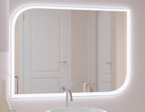 Зеркало в ванную Монреаль с LED подсветкой в Югорске - yugorsk.germes-mebel.ru | фото